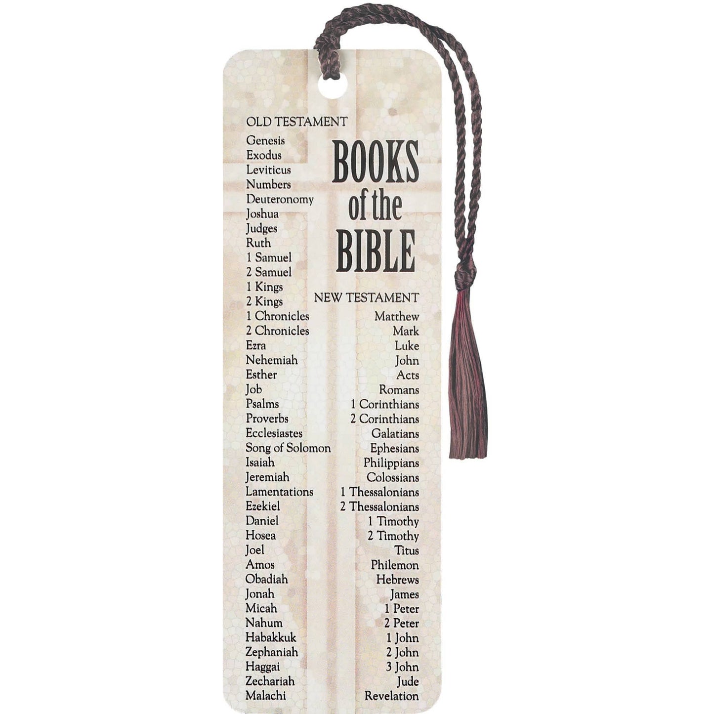 Dicksons - Books Of The Bible Tassel Bookmark