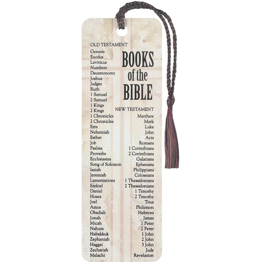Dicksons - Books Of The Bible Tassel Bookmark