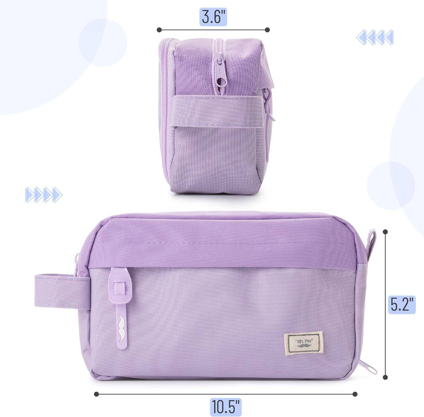Mr. Pen - Large Capacity Pencil Case - 5 Color Options Available