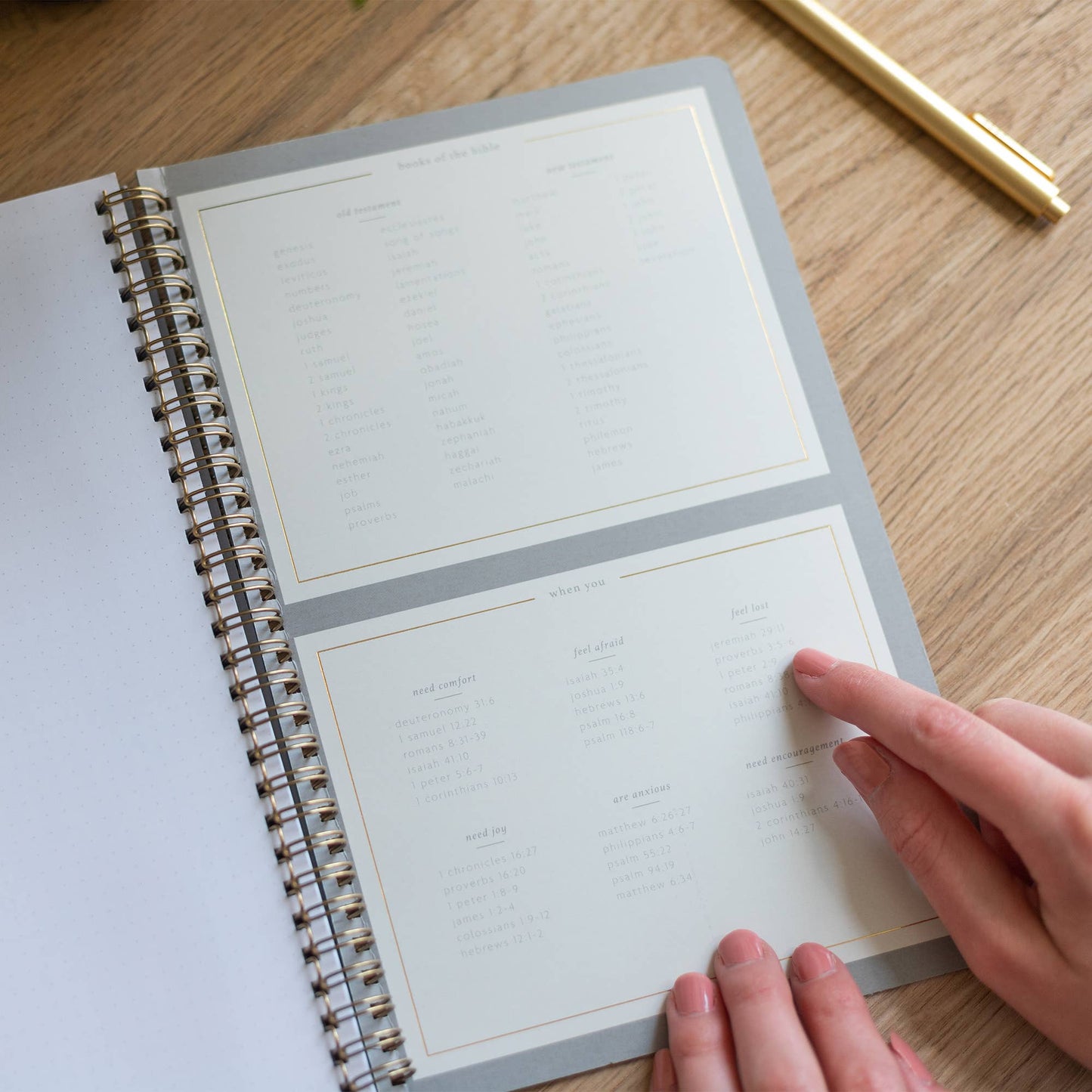 Church Notes Co. - Navy Church Notes Bible Study Notebook