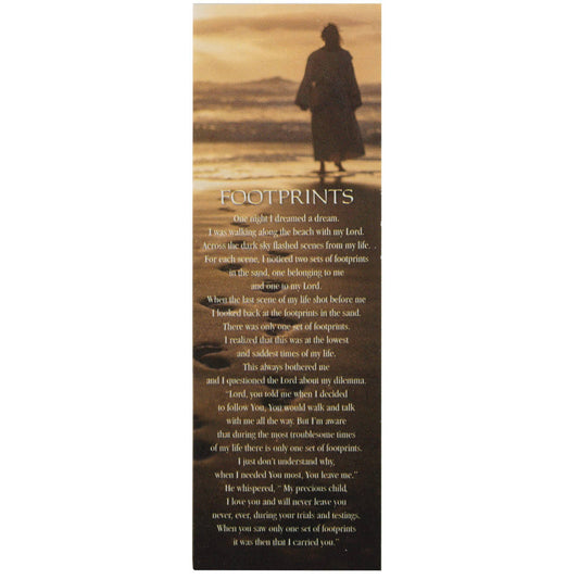 Dicksons - Footprints Packaged Bookmarks