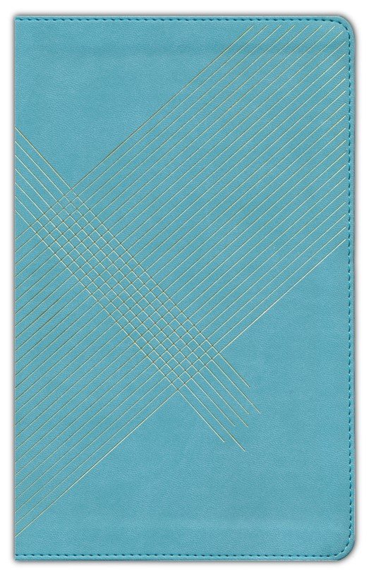 NLT Student Life Application Study Bible, Filament Enabled Edition, LeatherLike, Teal Blue Stripped, Indexed