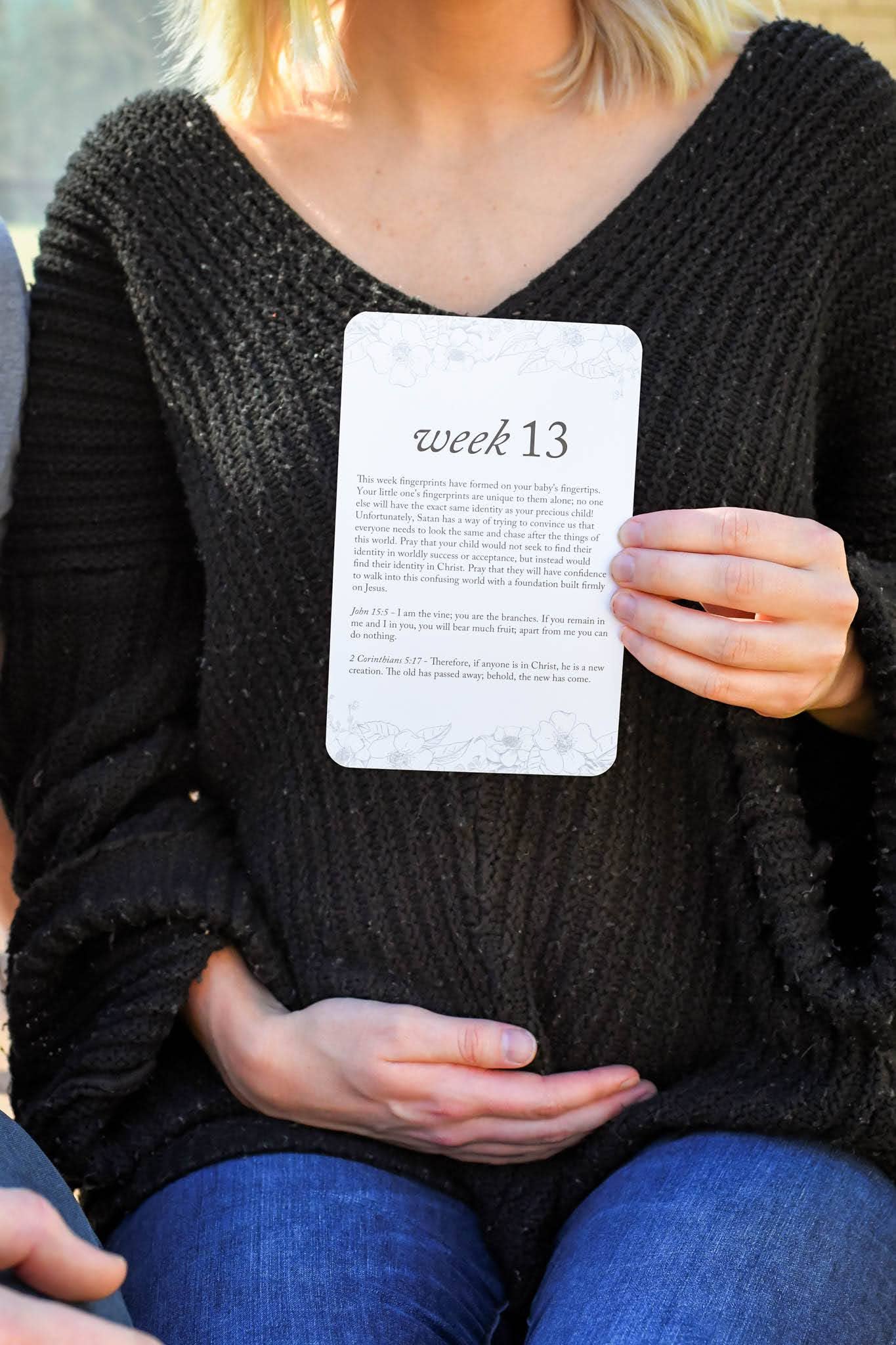 Duncan & Stone Paper Co. - Pregnancy Prayer Cards | Expecting Mom Gift & Announcement