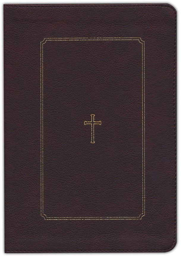 KJV Thompson Chain-Reference Bible, Comfort Print--soft leather-look, burgundy