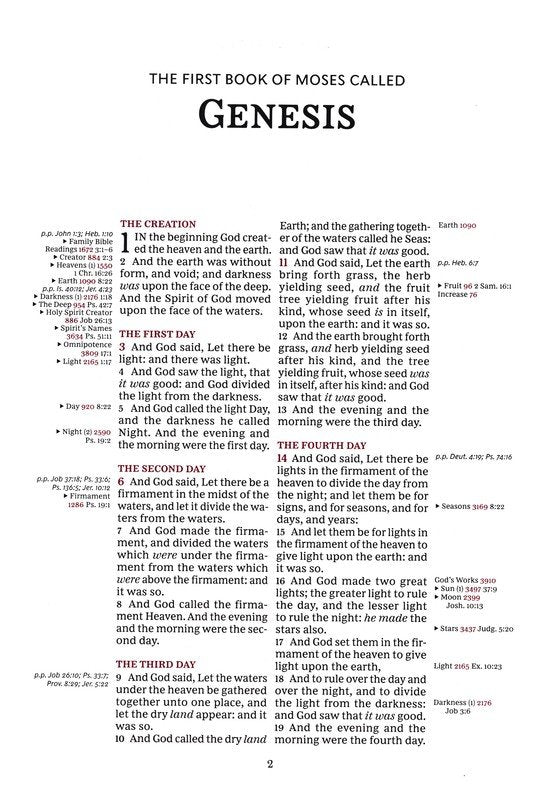 KJV Thompson Chain-Reference Bible, Comfort Print--soft leather-look, burgundy