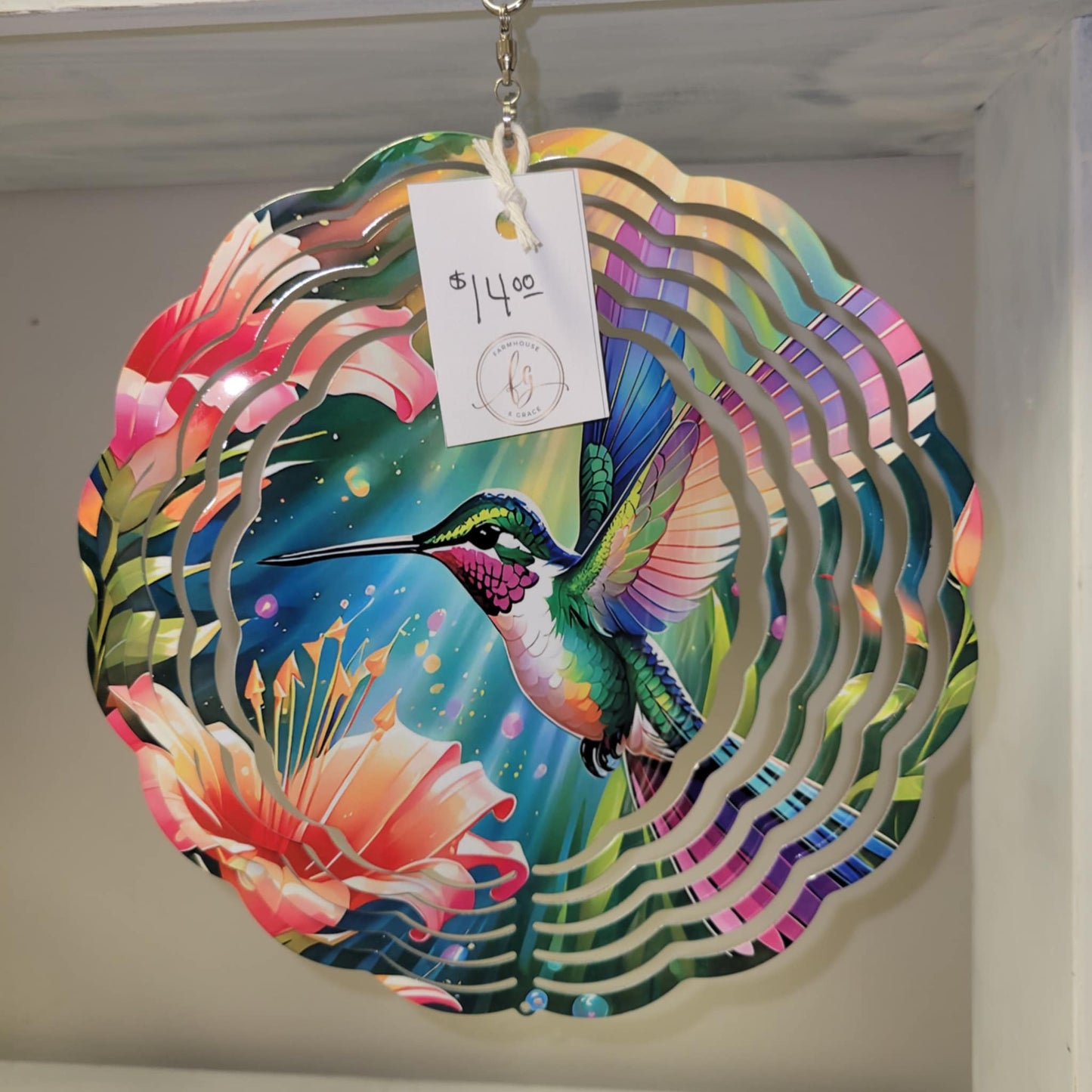 Farmhouse & Grace- Metal Wind spinner