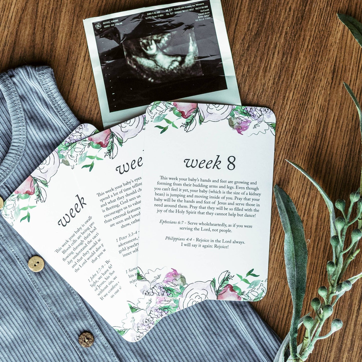 Duncan & Stone Paper Co. - Pregnancy Prayer Cards | Expecting Mom Gift & Announcement