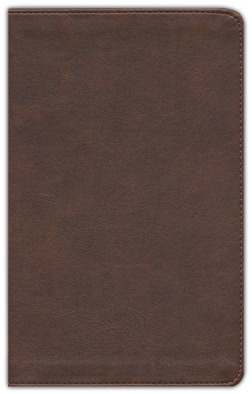 NLT Thinline Center-Column Reference Bible, Filament-Enabled Edition--soft leather-look, rustic brown