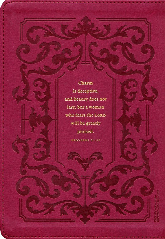 NLT Giant Print Bible, Filament-Enabled Edition (LeatherLike, Cranberry Flourish, Red Letter)