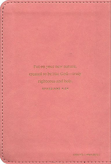 NLT Compact Bible, Filament-Enabled Edition--soft leather-look, holy dusty pink