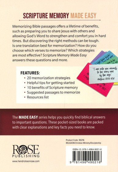 Scripture Memory Made Easy