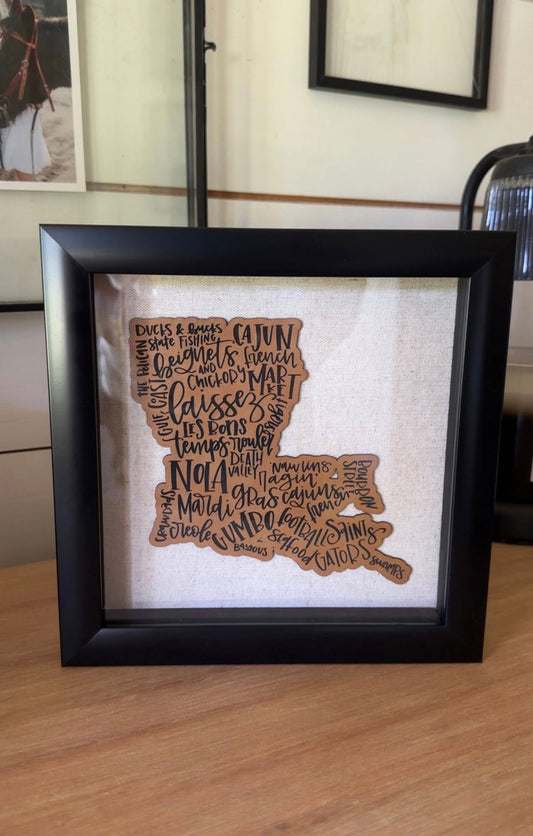 This Little Light of Mine Designs- 8x8 Shadow box art