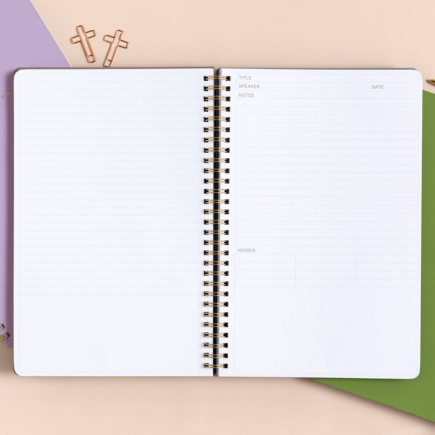 Church Notes Co. - Black Church Notes Bible Reference Notebook with Maps