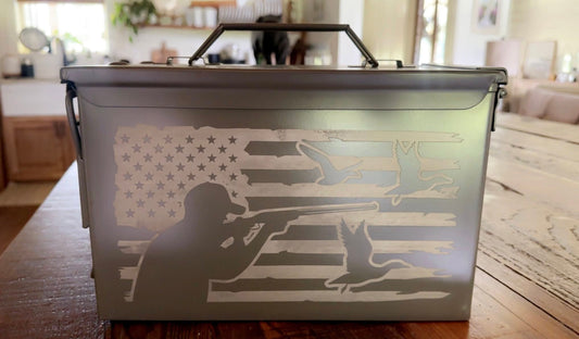This Little Light of Mine Designs-  Metal Ammo Can
