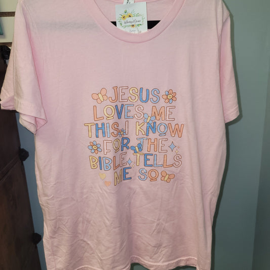 Saving Grace Tee Co-  Youth Jesus Loves Me This I know