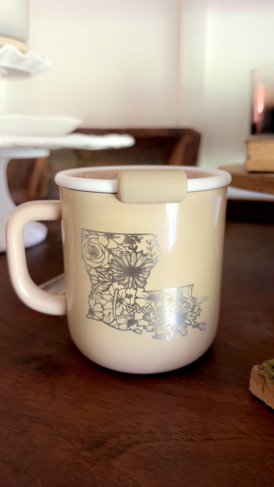 This Little Light of Mine Designs-   Glass Coffee Mug