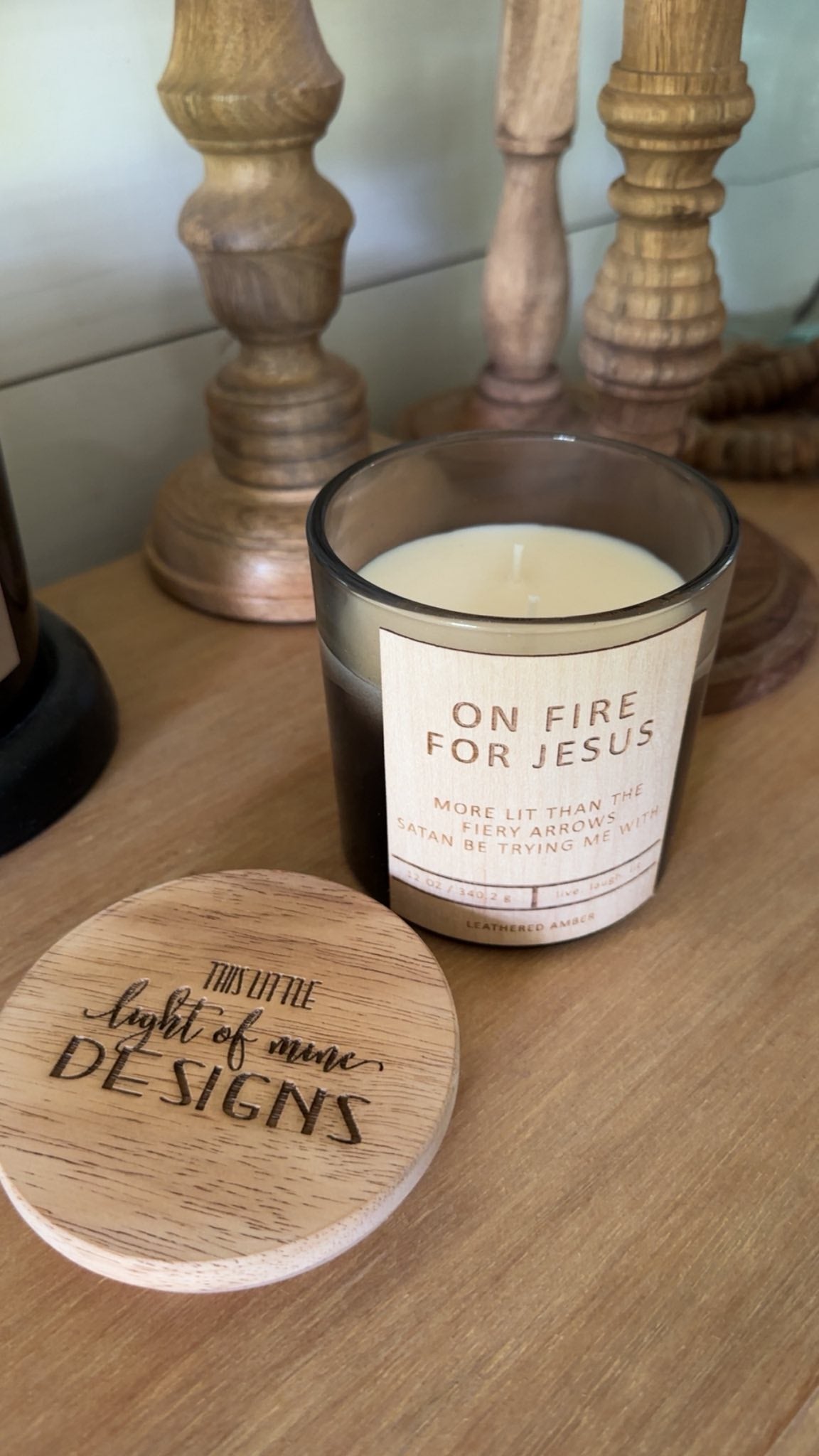 This Little Light of Mine Designs-  12 oz candles