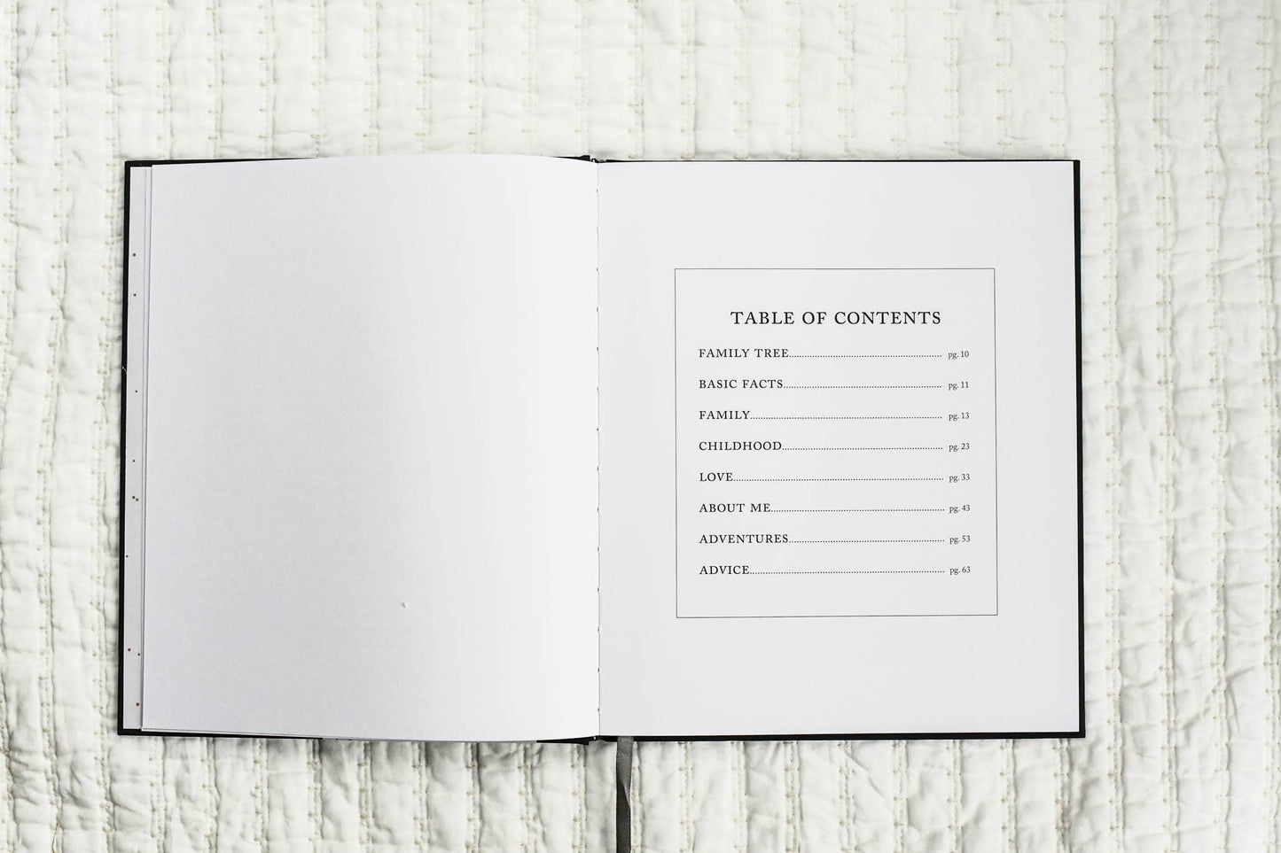 Duncan & Stone Paper Co. - Legacy Journal: A Family Keepsake Book | Christmast Gift