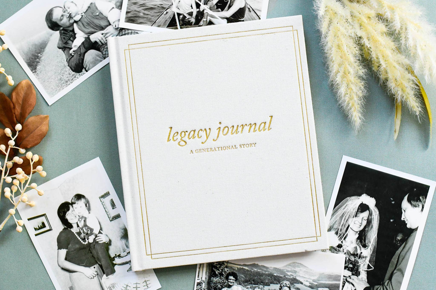 Duncan & Stone Paper Co. - Legacy Journal: A Family Keepsake Book | Christmast Gift