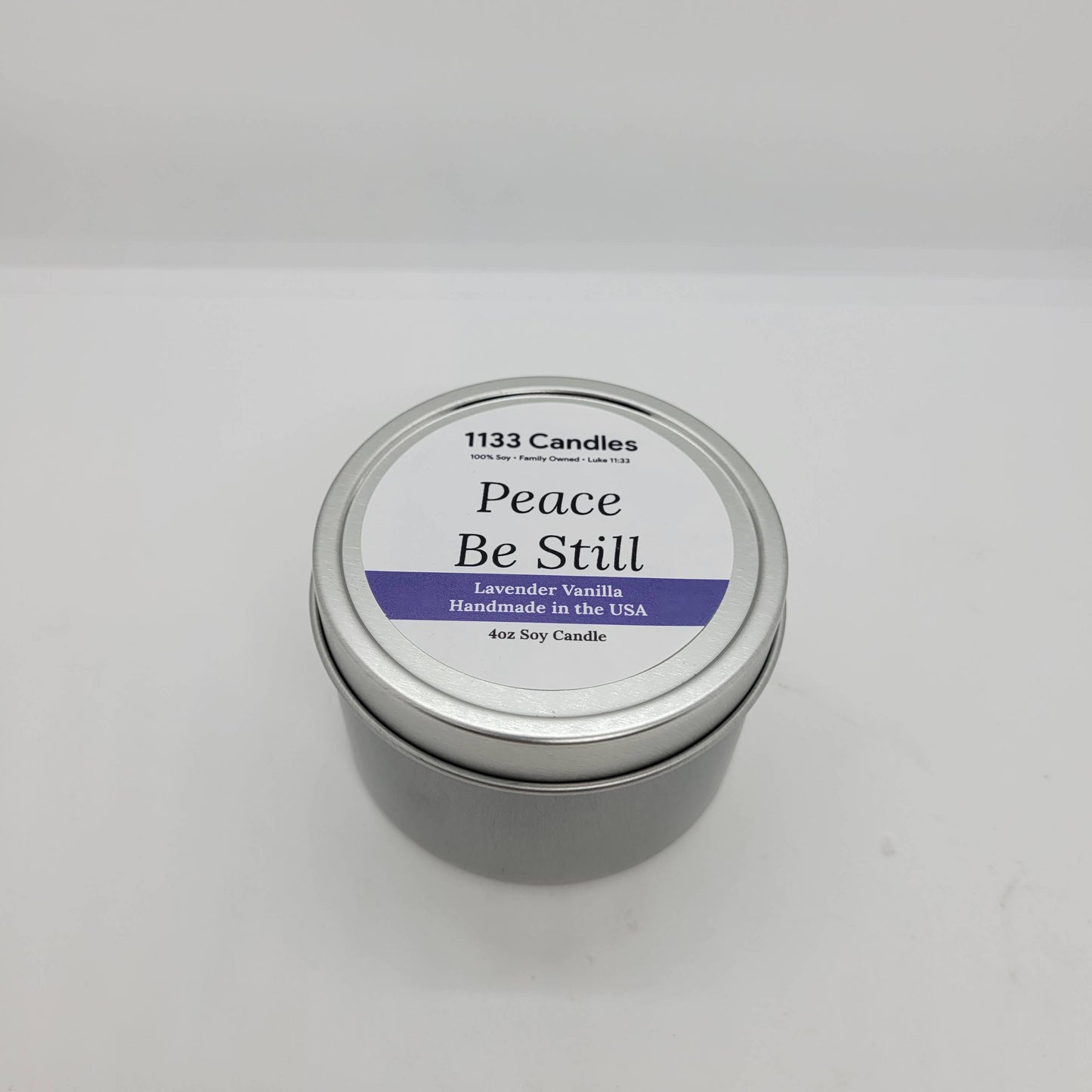 1133 Candles - 4oz Lavender Vanilla Candle | Christian Candle | Mini Candle