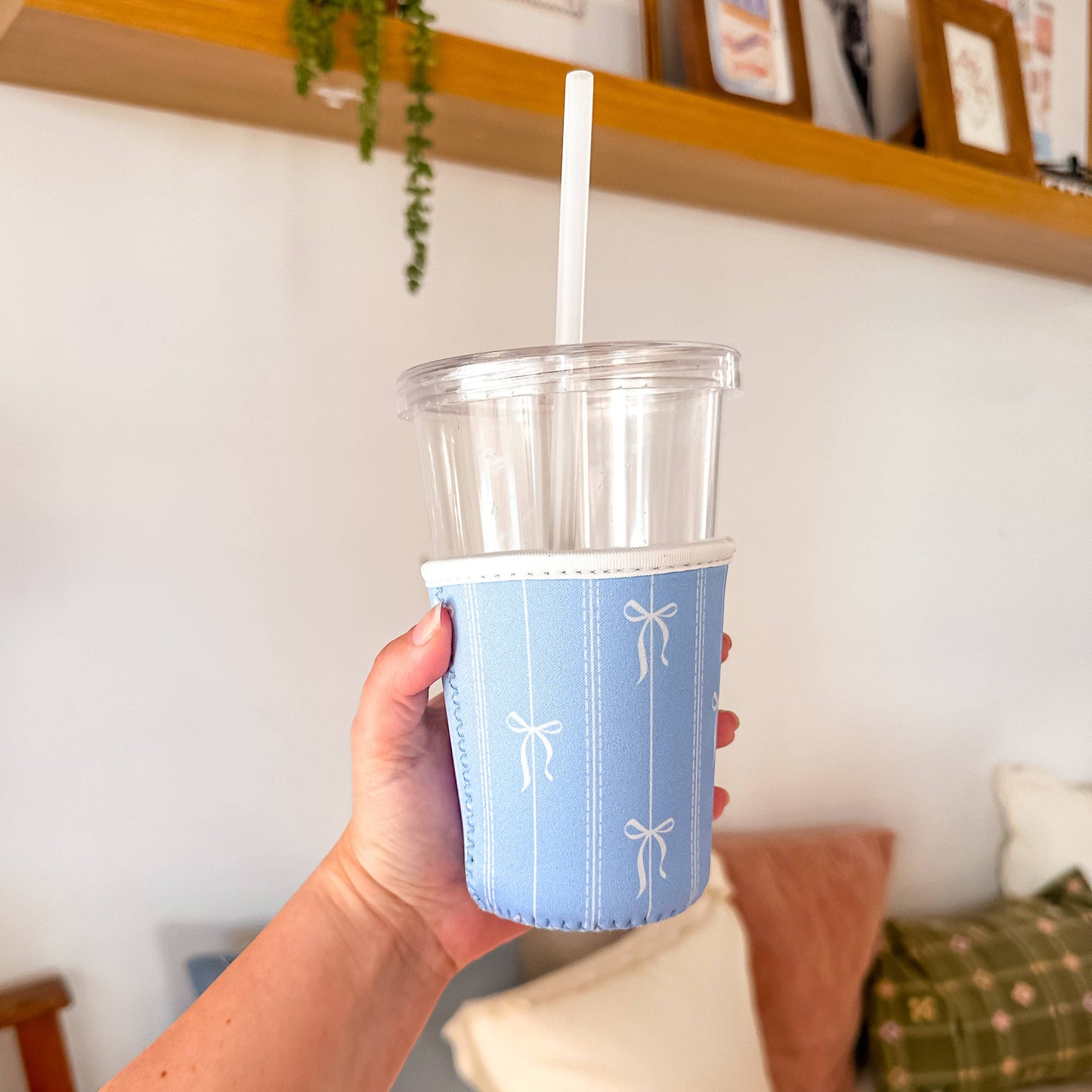 Oak Shore Collective LLC - Grandmillenial Bows | Iced Coffee Sleeve