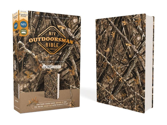 HarperCollins Christian Publishing - NIV Outdoorsman Bible, Lost Camo Edition, Leathersoft