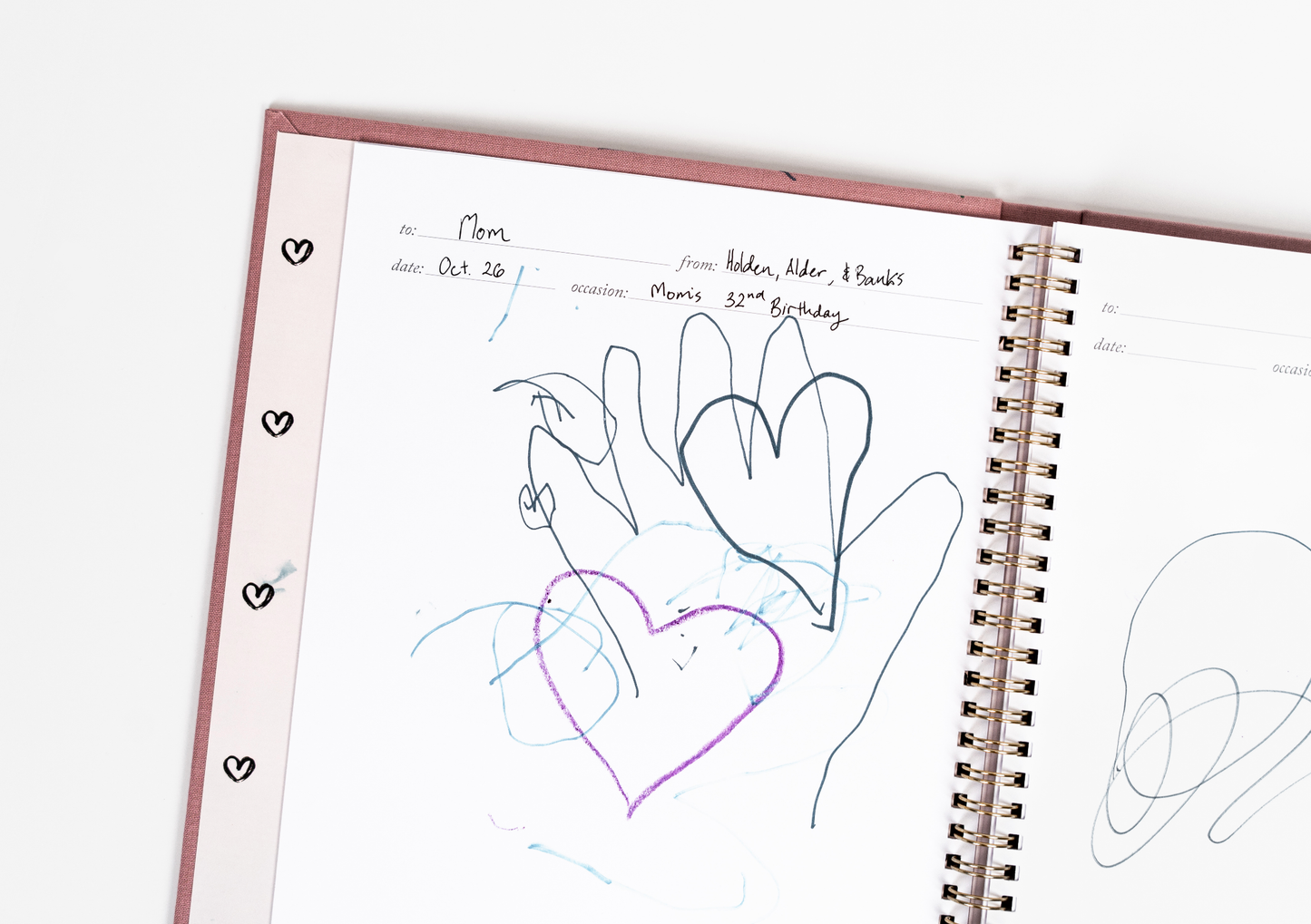 Duncan & Stone Paper Co. - Cards Worth Keeping Journal | Birthday Card Organizer Book