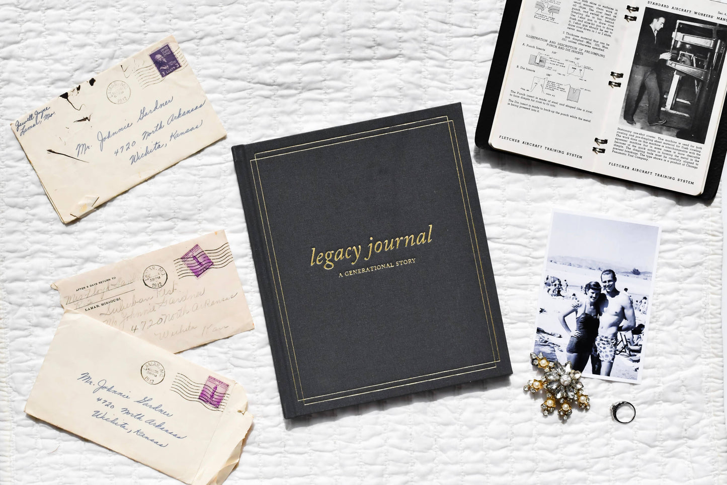 Duncan & Stone Paper Co. - Legacy Journal: A Family Keepsake Book | Christmast Gift