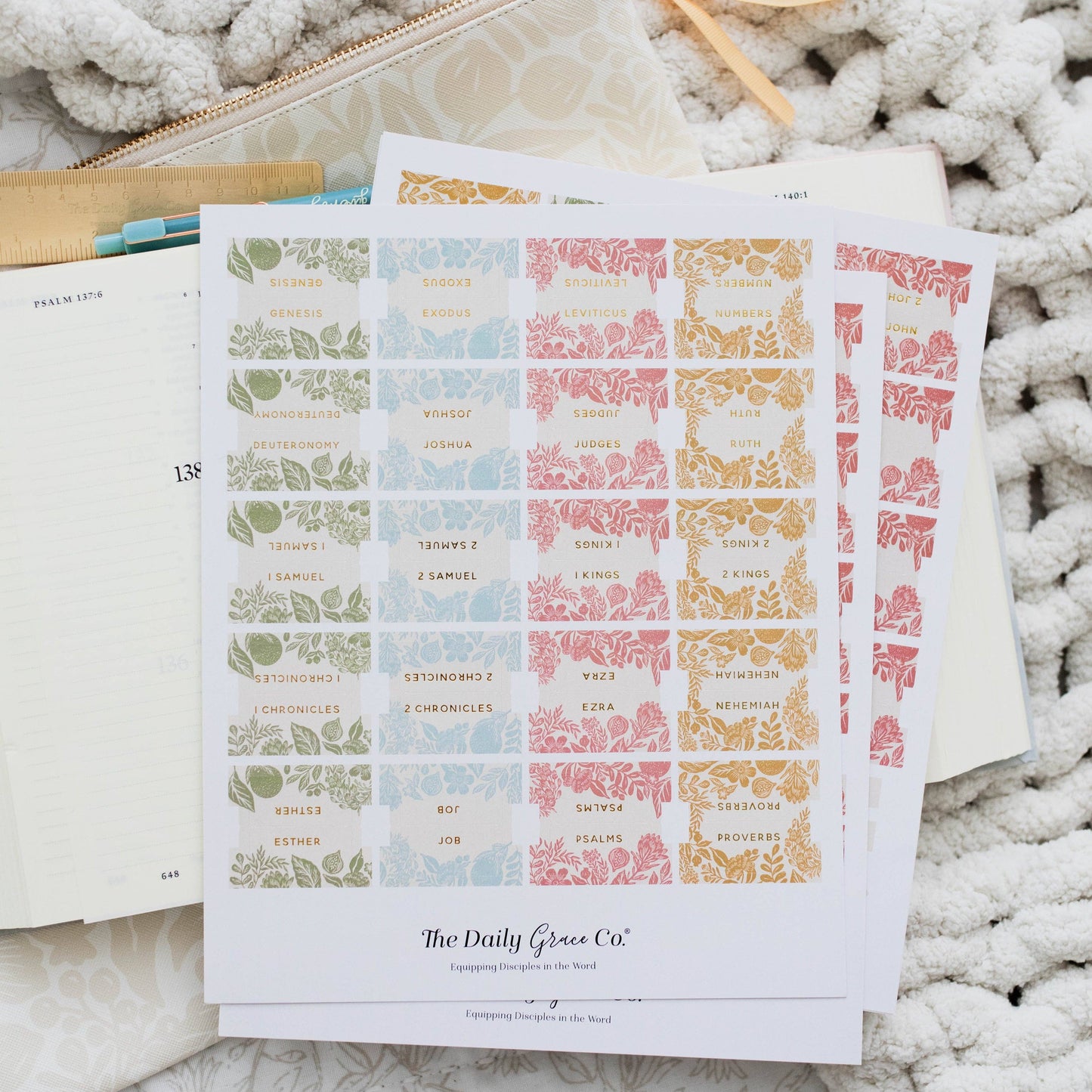 The Daily Grace Co - Citrus Bible Tabs