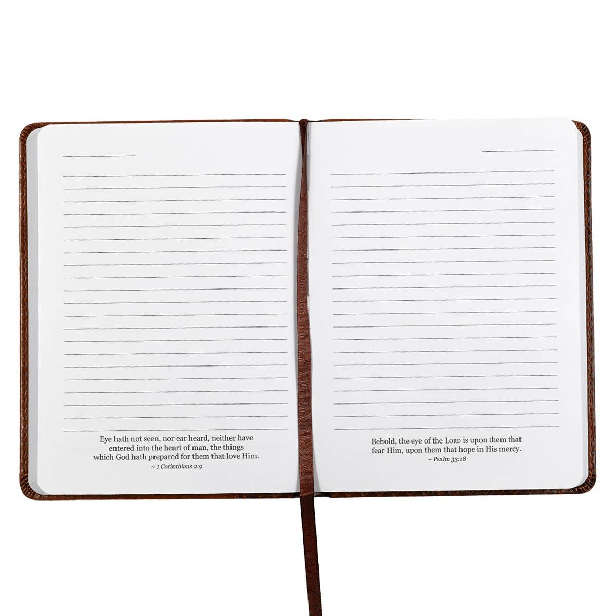 Christian Art Gifts - Journal Handy Brown Hope & a Future Jer. 29:11