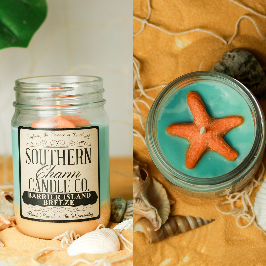 Southern Charm Candle co - BARRIER ISLAND BREEZE CANDLE 12 OZ