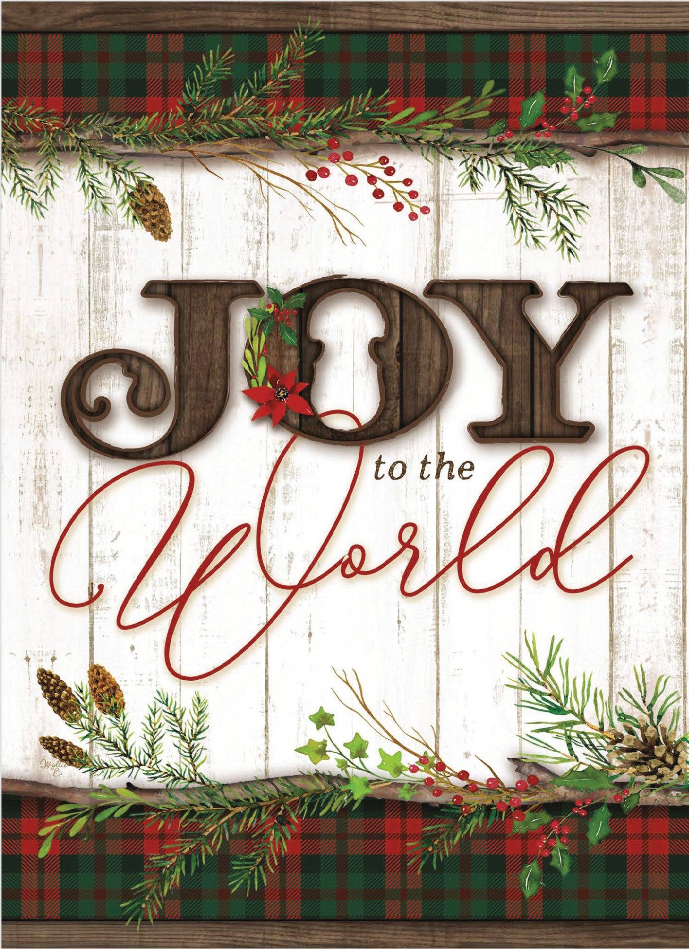 Crown Point Graphics - Religious Boxed Christmas Cards, Joy to the World, 12 Cards