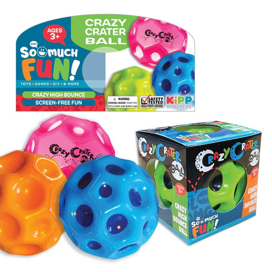 Novelty Closeout - Crazy Crater Bounce Ball Toy Boxed Assortment