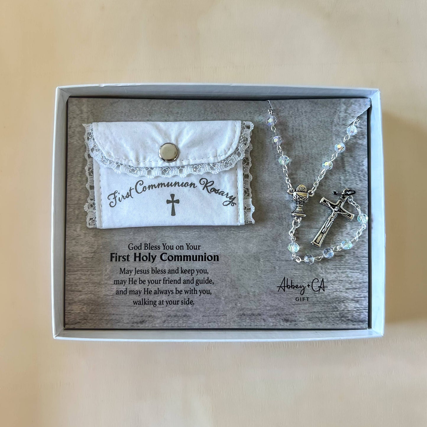 Abbey + CA Gift - Rosary & Bag Gift Set