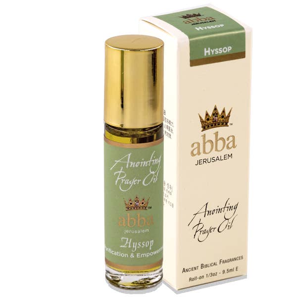 Abba Christian Products - Hyssop Prayer Oil - 1/3oz Roll-On