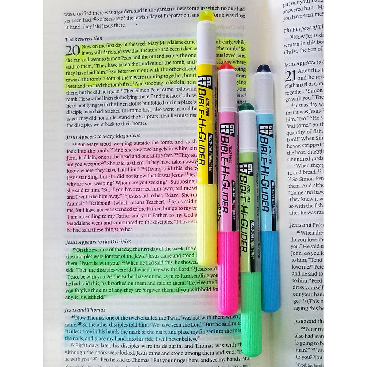G.T. Luscombe Company, Inc. - Lite & Bright Gel Highlighter Combo Display - 144 Pieces