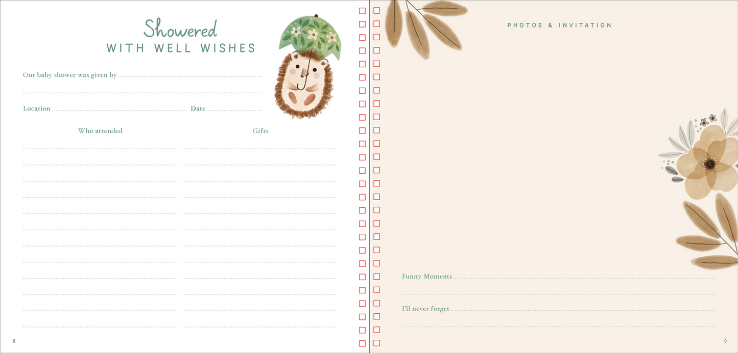 Peter Pauper Press - Baby's First Years: Baby Book and Keepsake Photo Album