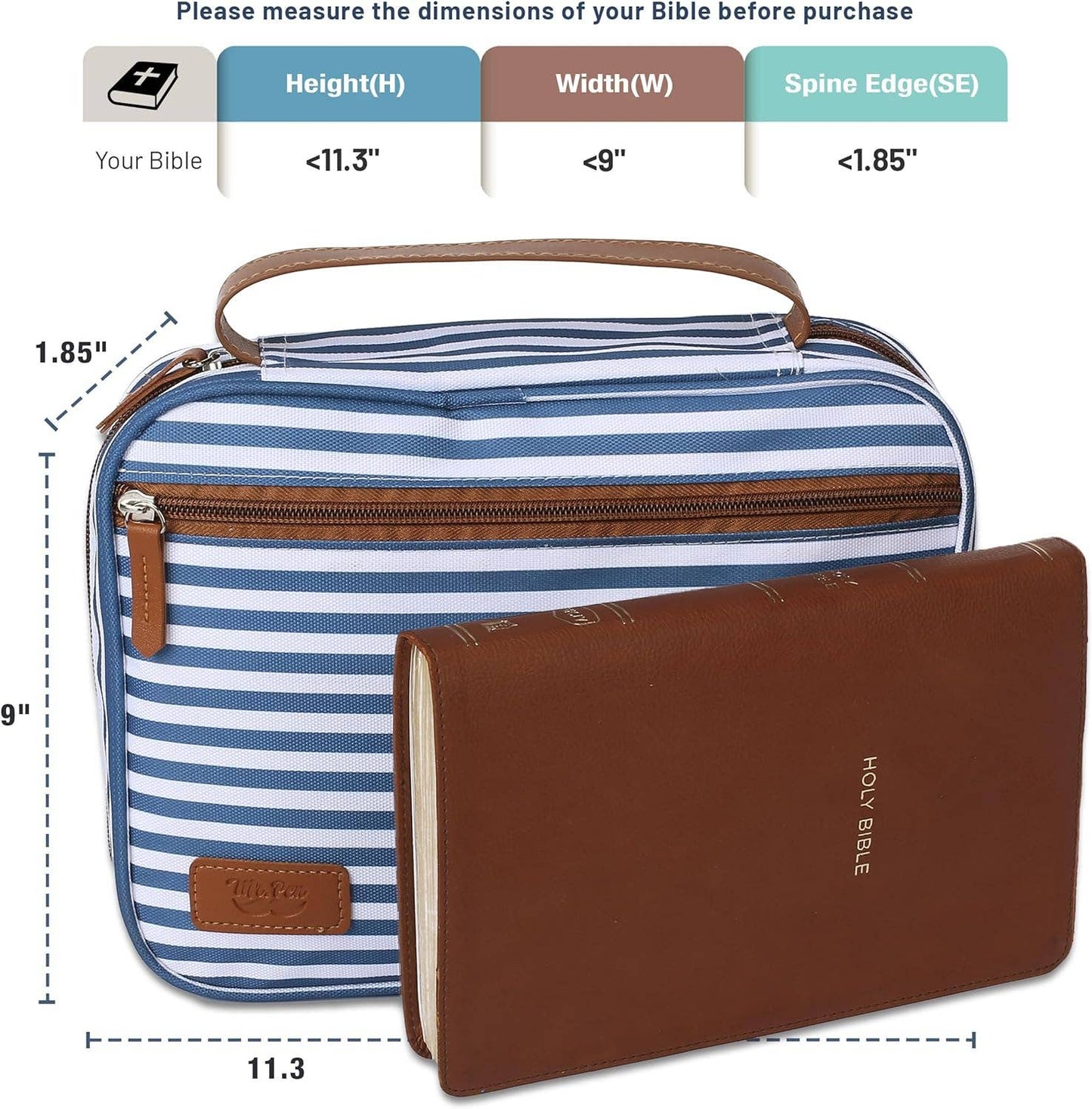 Mr. Pen - Mr. Pen Bible Case: Stylish Protection for Your Bible