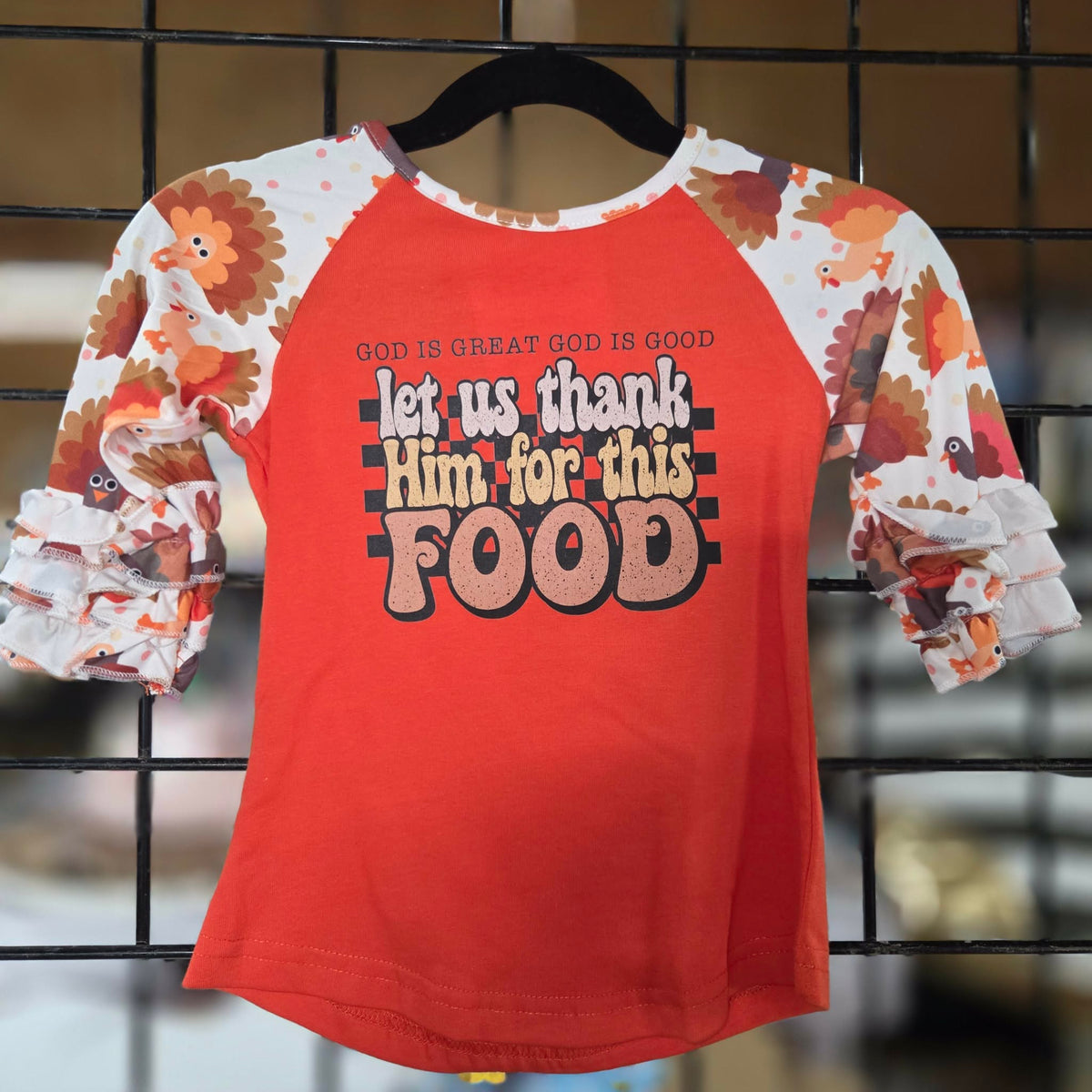 Saving Grace Tee Co- Let Us Thank Him For This Food Kids
