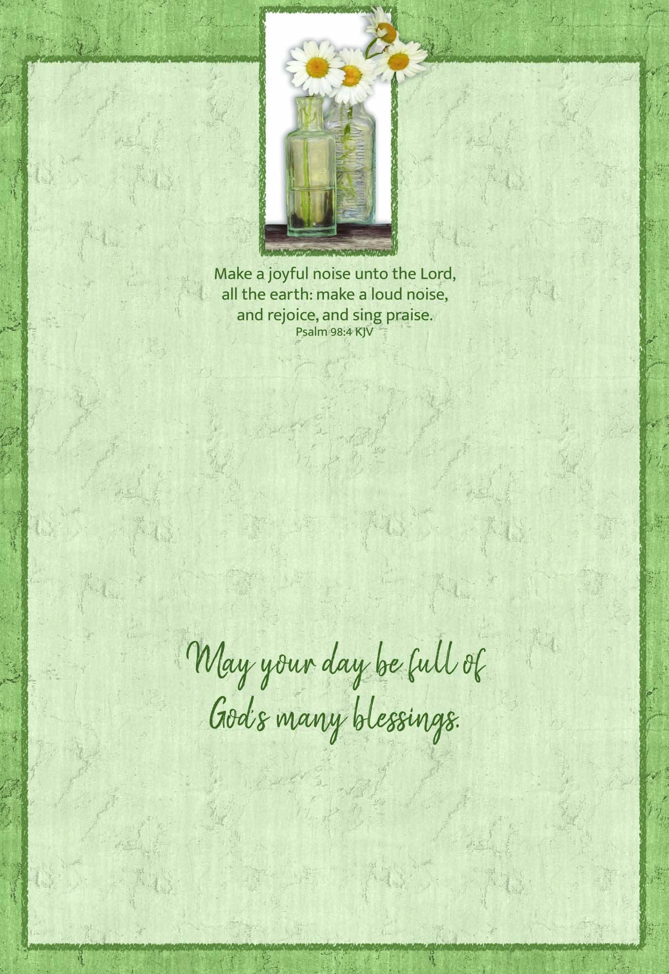 Crown Point Graphics - Religious Birthday Cards- Floral Celebration | 12 Cards