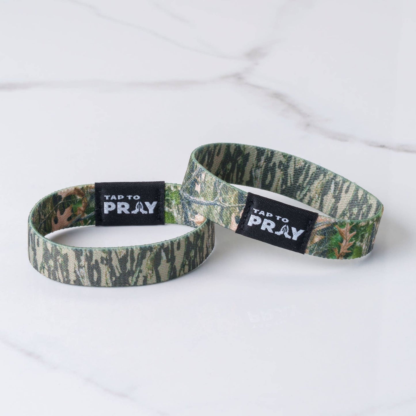 Versible - Tap To Pray™ Wristbands - Forest & Tree Bark Camo