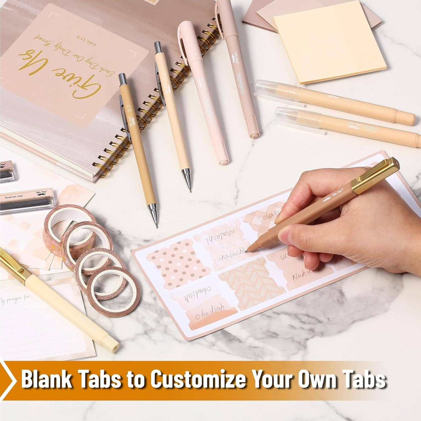 Mr. Pen - Golden Blush Bible Journaling Kit for Women