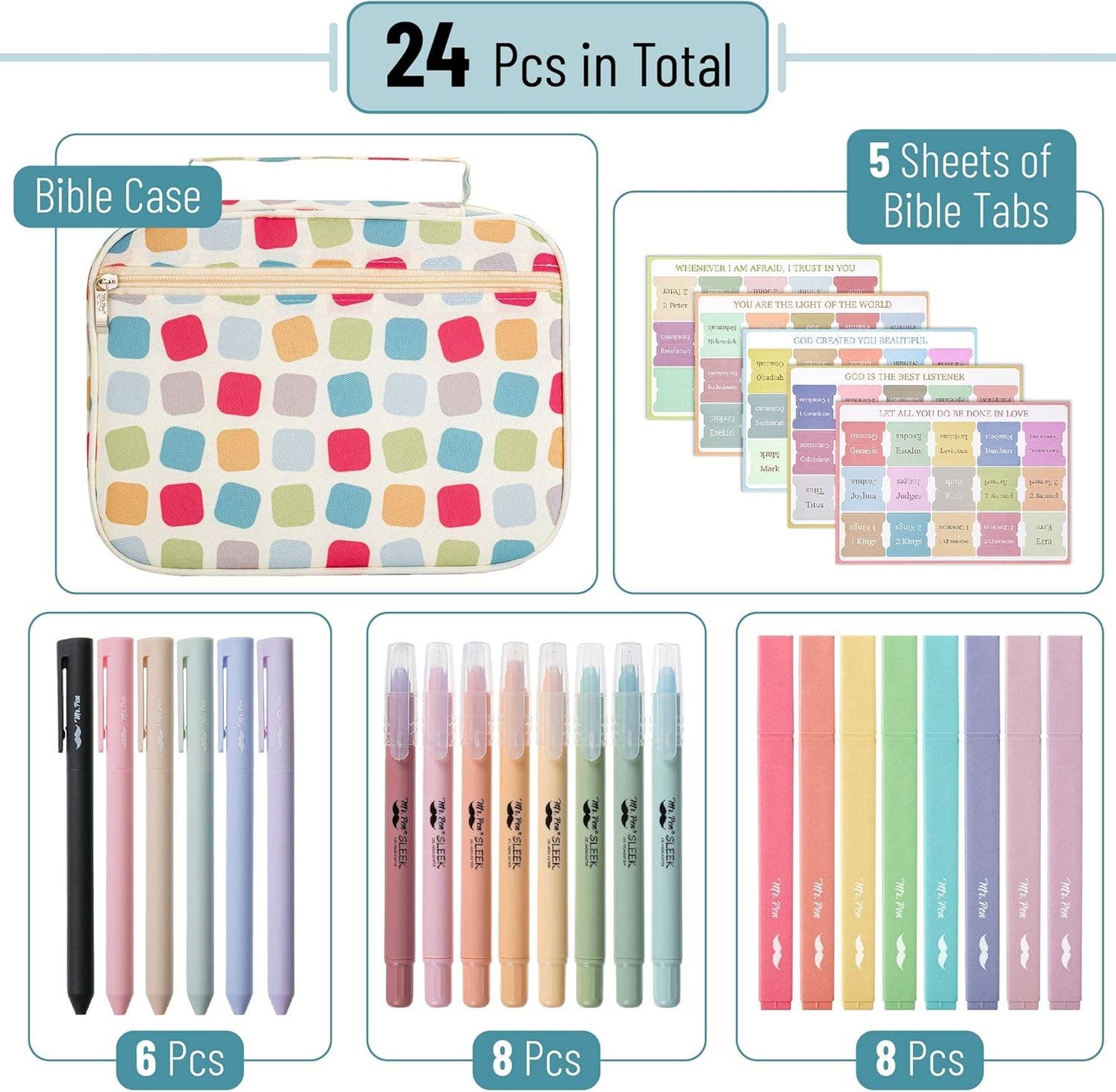 Mr. Pen - Mr. Pen Bible Journaling Kit and Case