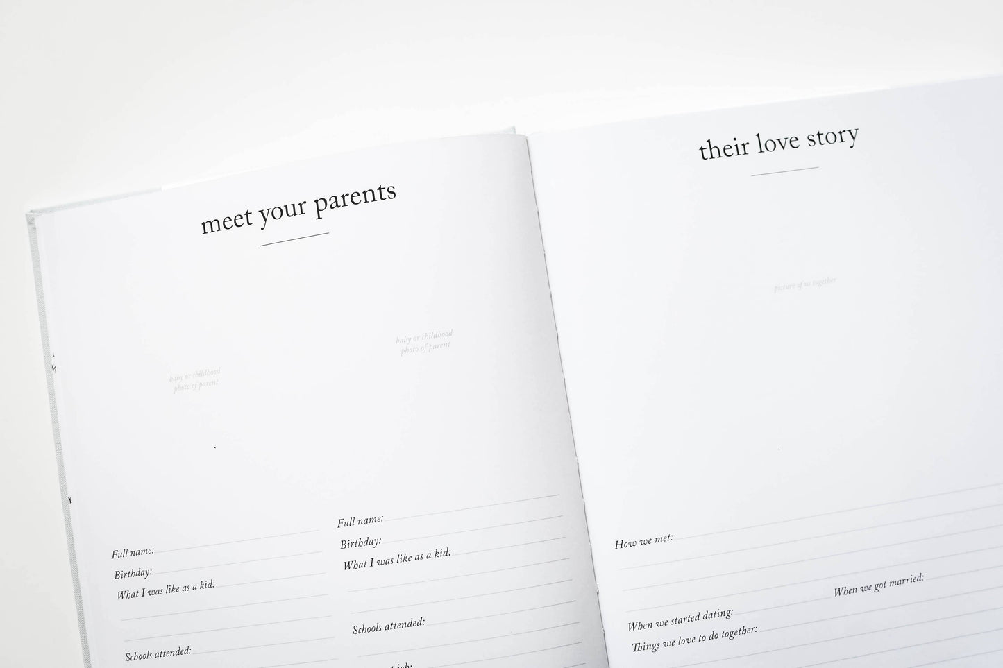 Duncan & Stone Paper Co. - Baby's First Year Memory Book & Photo Album | Mother's Day