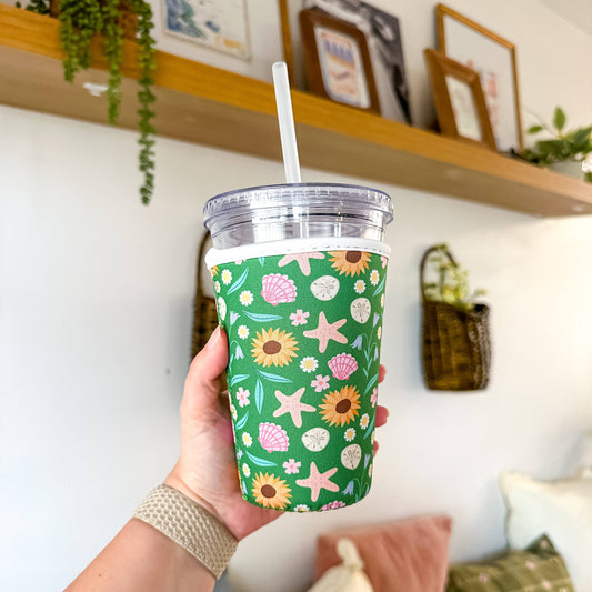 Oak Shore Collective LLC - Beachside Cottage | Iced Coffee Sleeve