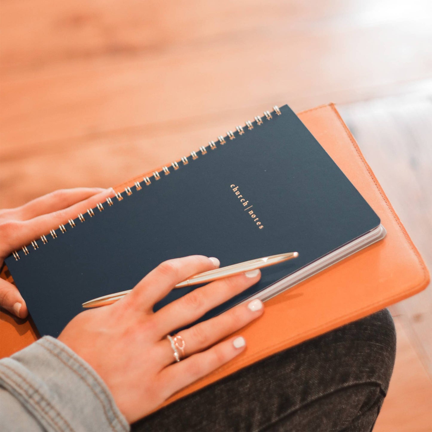 Church Notes Co. - Navy Church Notes Bible Study Notebook