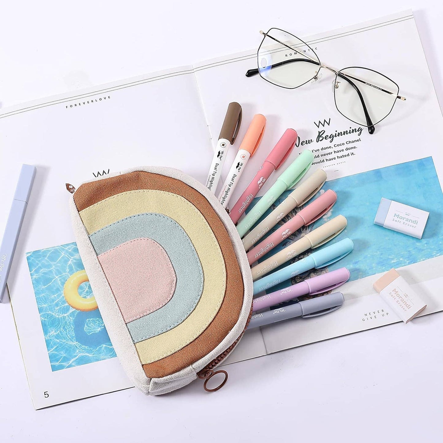 Mr. Pen - Mr. Pen Boho Pencil Case - Stylish & Functional