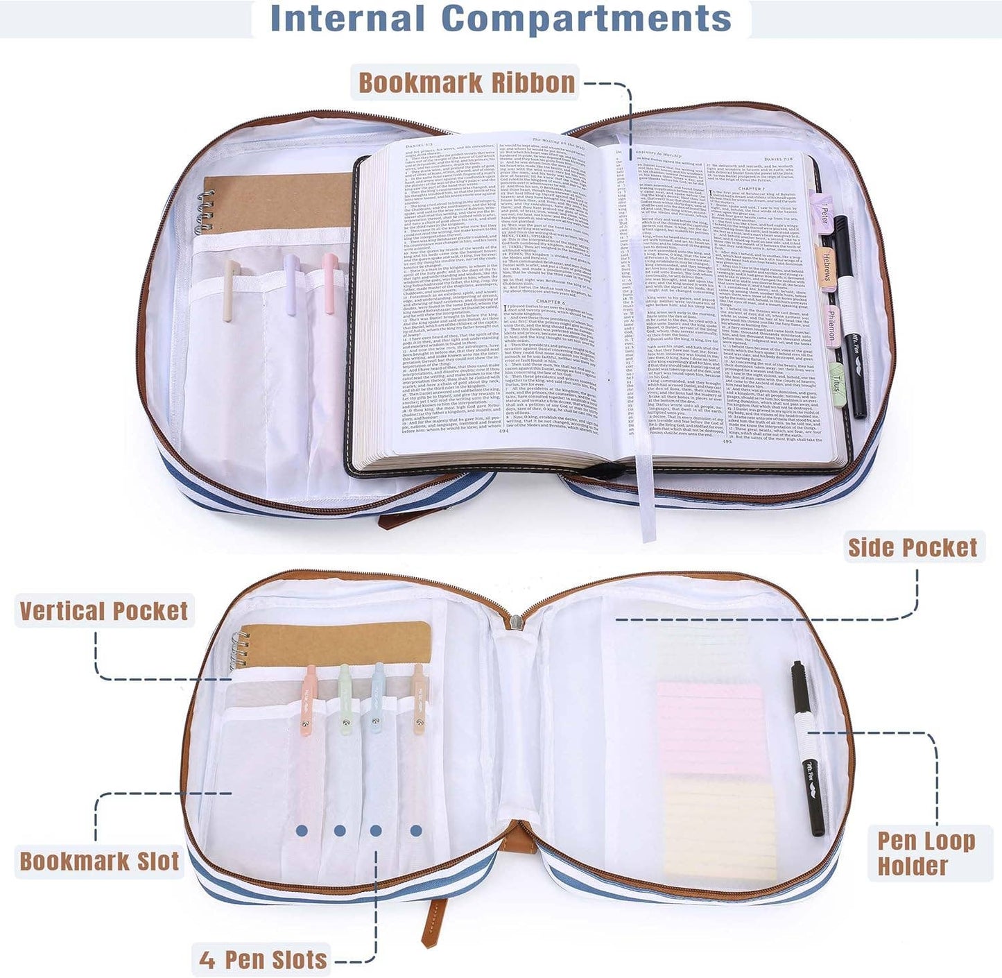 Mr. Pen - Mr. Pen Bible Case: Stylish Protection for Your Bible