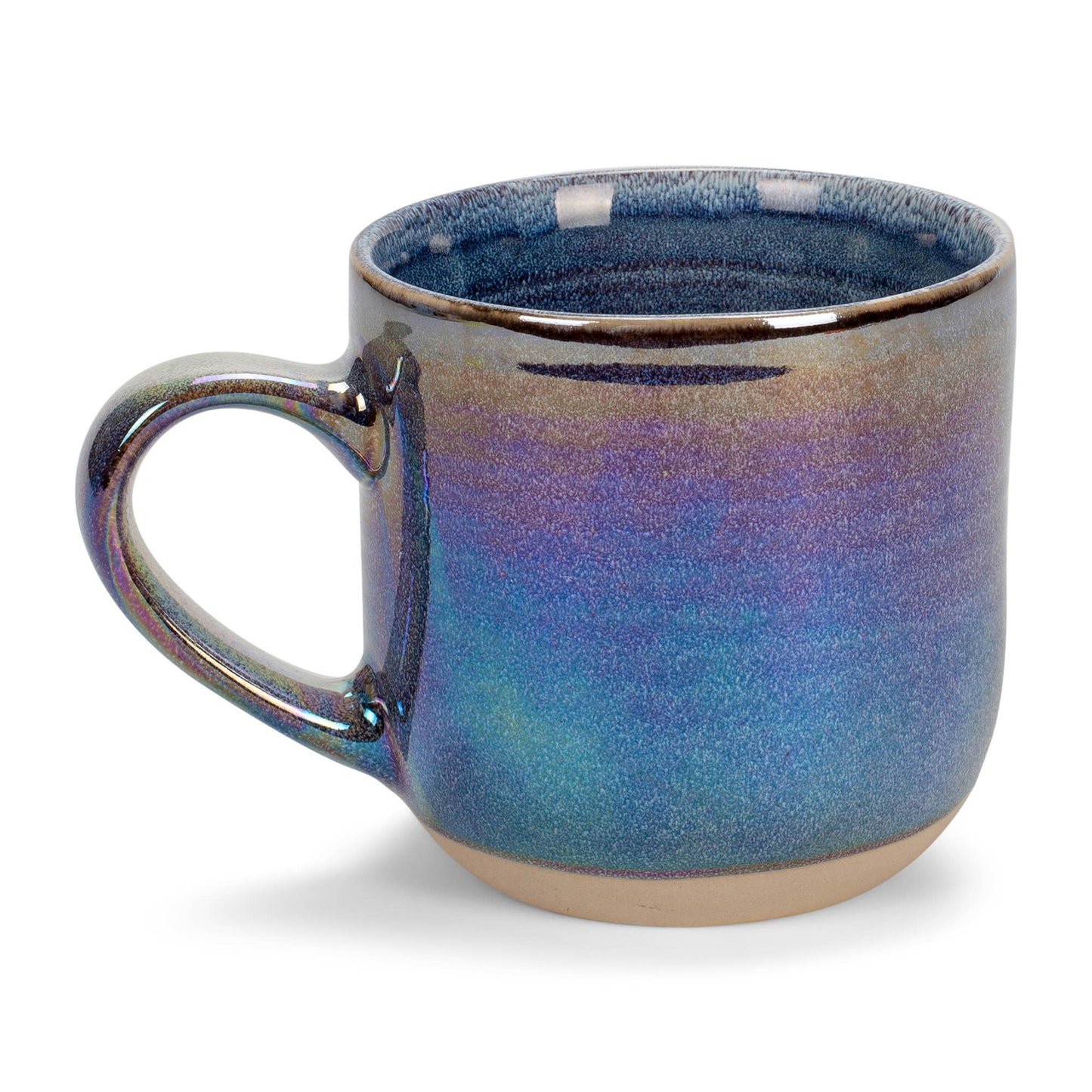 EAST AVENUE - Mug 17oz Iridescent Ribbed Purple