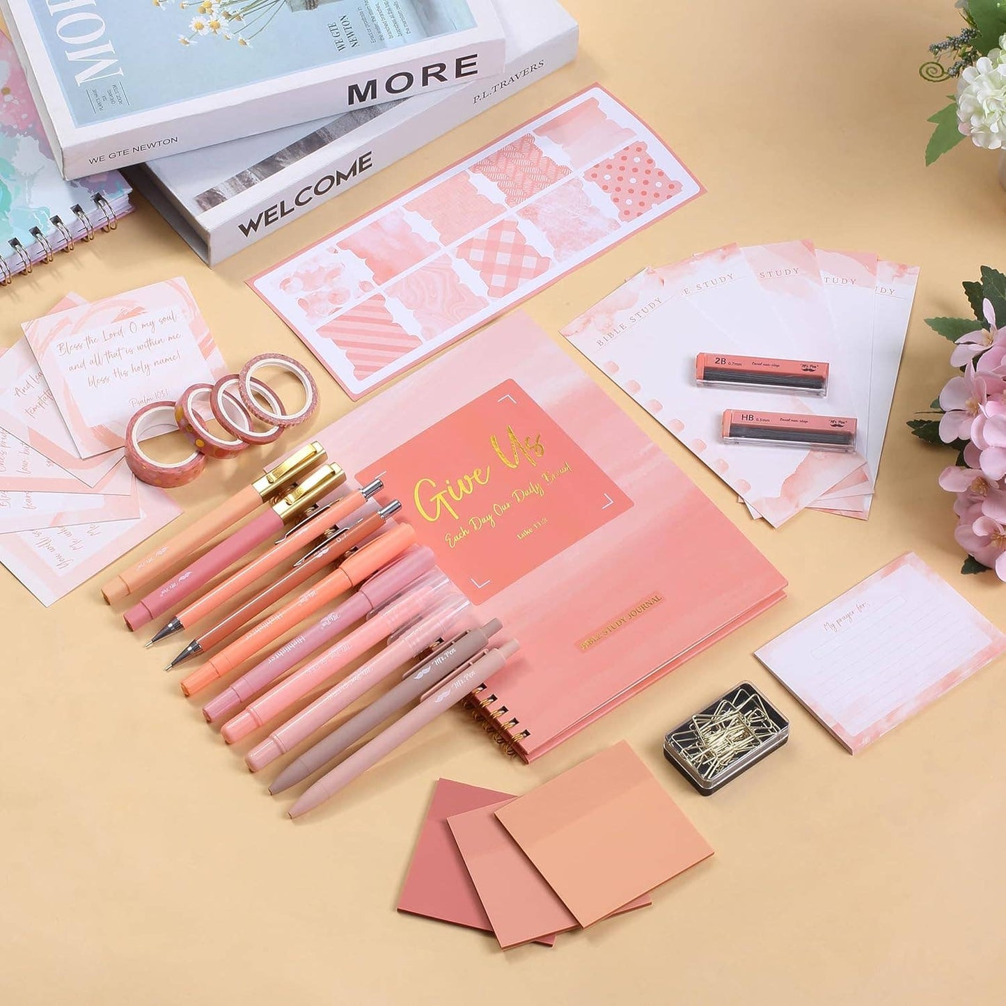 Mr. Pen - Sunset Blush Mr. Pen Bible Journaling Kit for Women